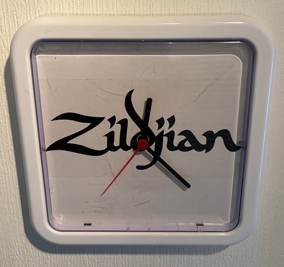 Zildjian väggklocka