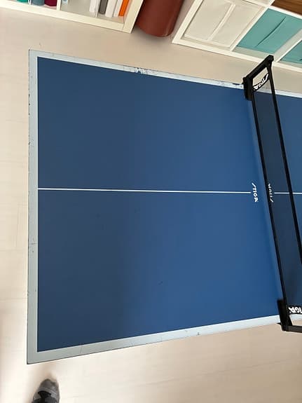 Stiga mini pingisbord med nät och racketar