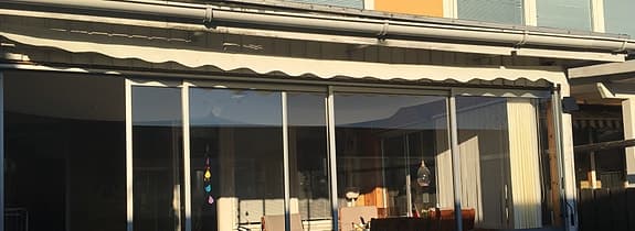 Markis terrassmarkis vit
