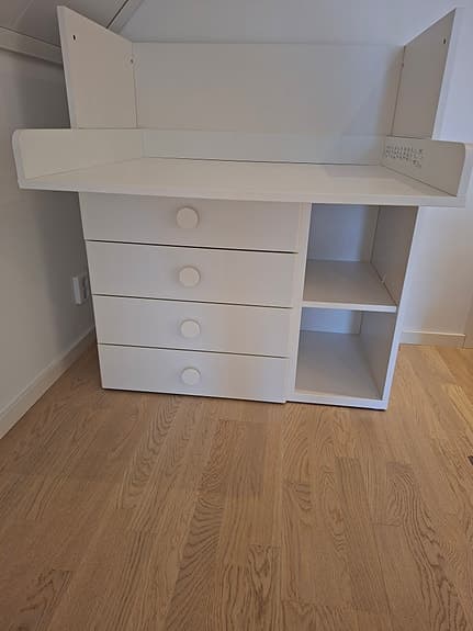 SMÅSTAD Skötbord/skrivbord
