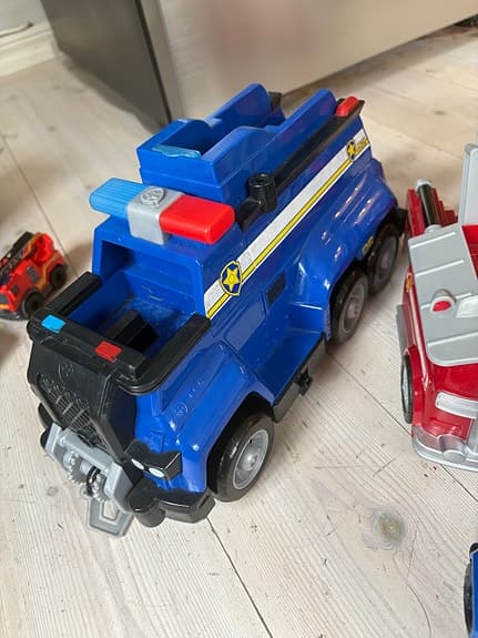 Paw Patrol fordon och figurer leksakspaket