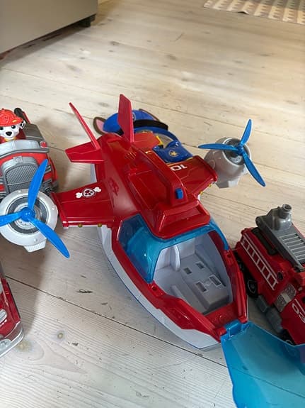 Paw Patrol fordon och figurer leksakspaket