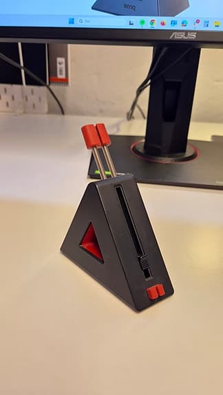 Zowie Camade musbungee svart/röd
