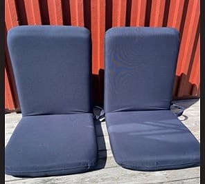 2 Vikstolar för fritid