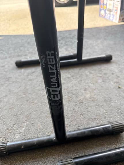 Lebert Equalizer träningsställning dip bars svart