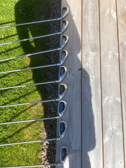 Golfklubbor järnset grafit