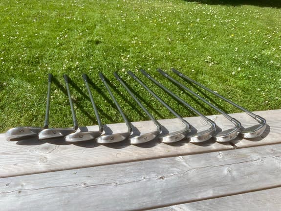 Golfklubbor järnset grafit
