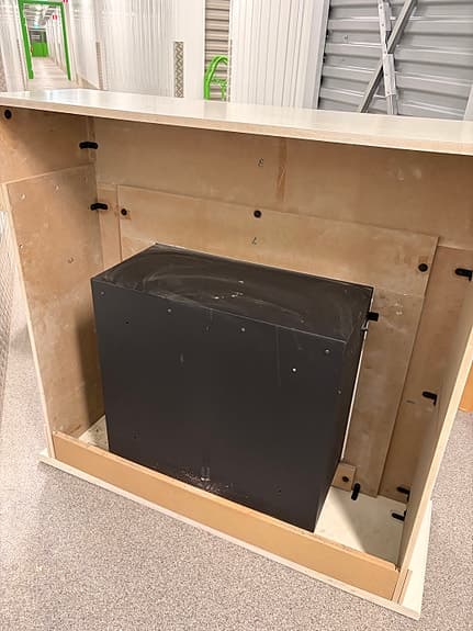 Vit eldstad Cambridge bioetanol