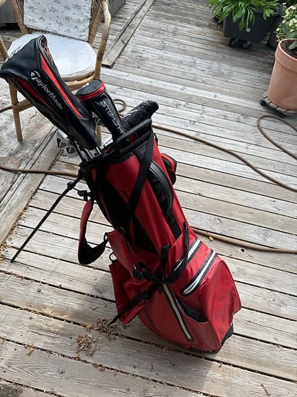 Golfset inklusive klubbor