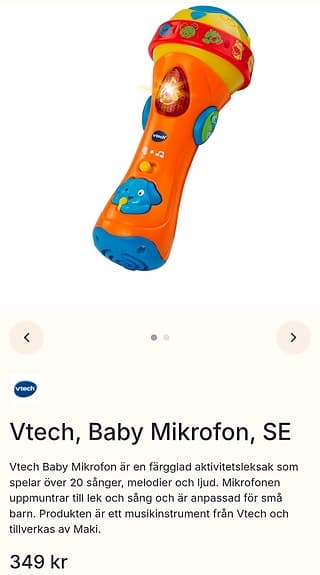 Vtech Baby Mikrofon