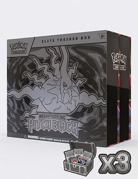 Pokémon Elite Trainer Box  Pitch Black 3 STYCKEN