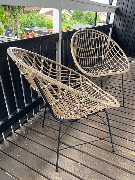 Trädgårdsstolar från Mio – 2 st