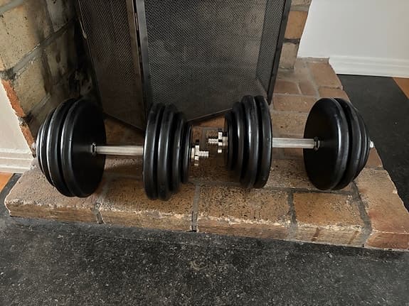 Hantlar 29,5 kg justerbara