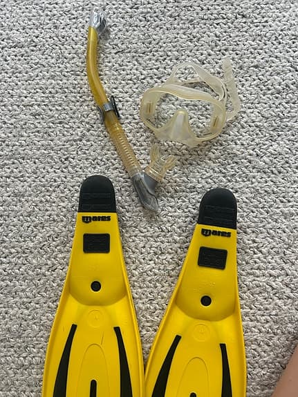 Mares dykfenor med snorkel och cyklop