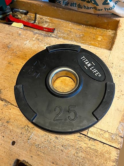Viktskivor 2,5 kg