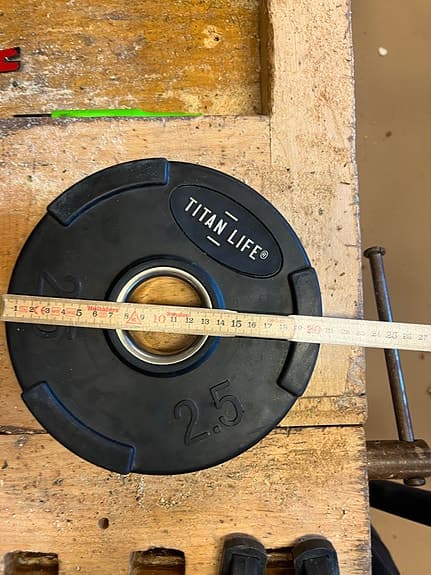 Viktskivor 2,5 kg
