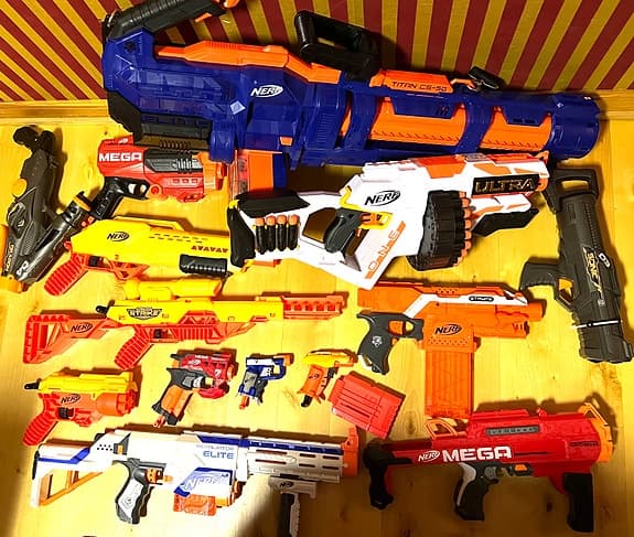 Stort nerf samling