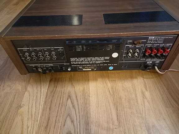 Vintage jvc vr-5535lx förstärkare
