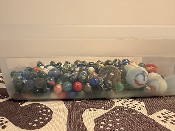 Glas/spelkulor