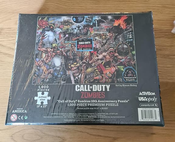 Call of Duty Zombies 10 Years pussel 1000 bitar
