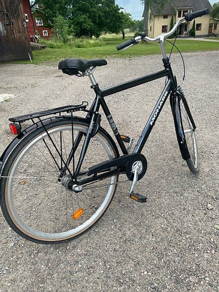 Monark herrcykel stadscykel XL 28" svart