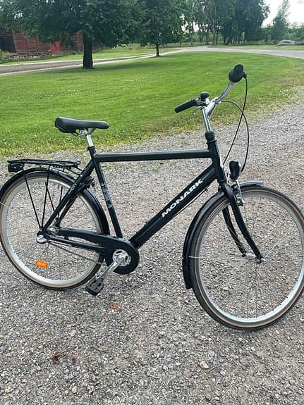 Monark herrcykel stadscykel XL 28" svart