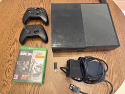 Microsoft Xbox One spelkonsol svart
