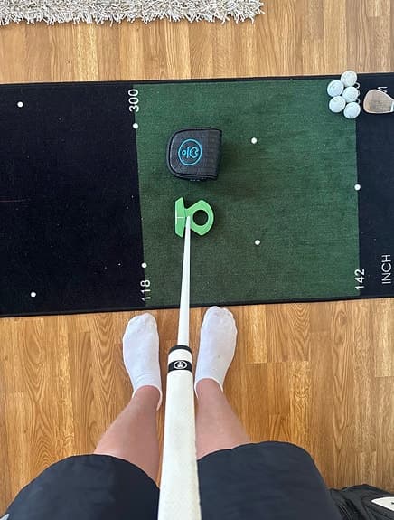 Lab Golf DF3 putter grön med Accra-skaft