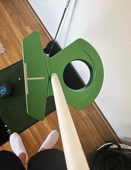 Lab Golf DF3 putter grön med Accra-skaft
