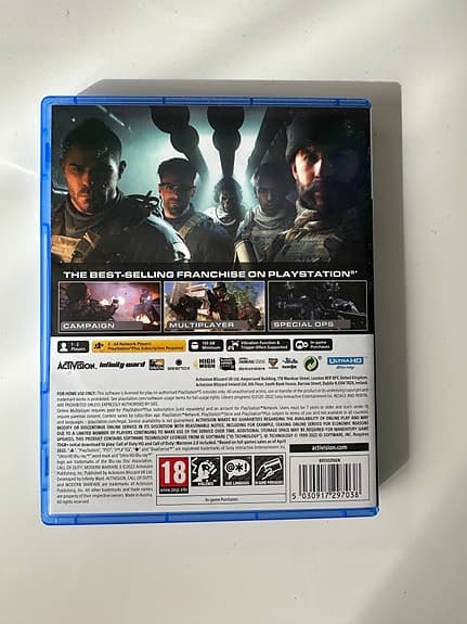 PS5 Call of Duty Modern Warfare II spel