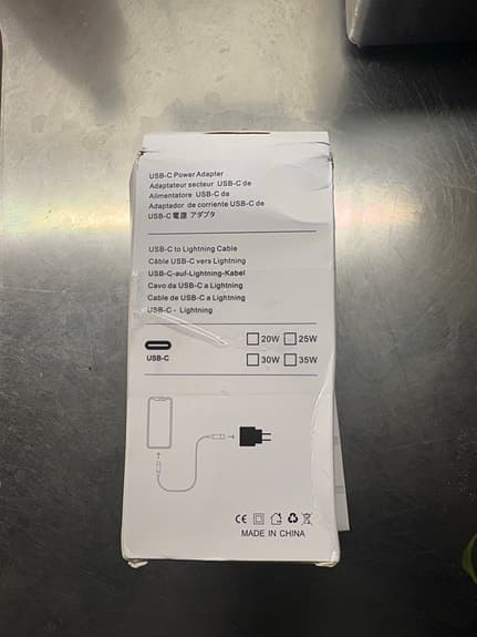 USB-C Laddare + USB-C till Lightning-kabel | Nya | Flera finns
