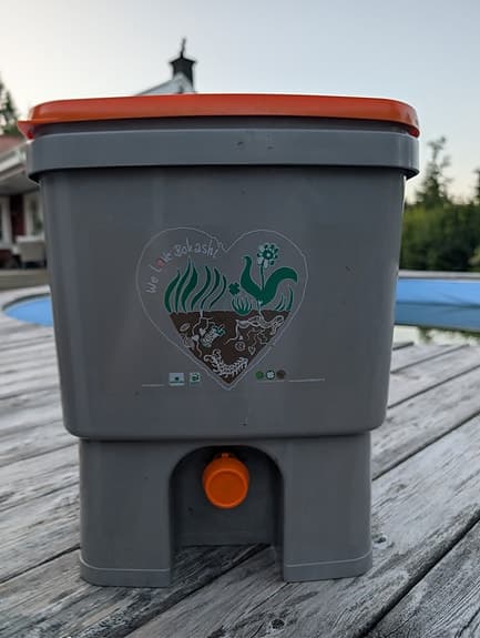 Bokashi bucket komposthink med tappkran