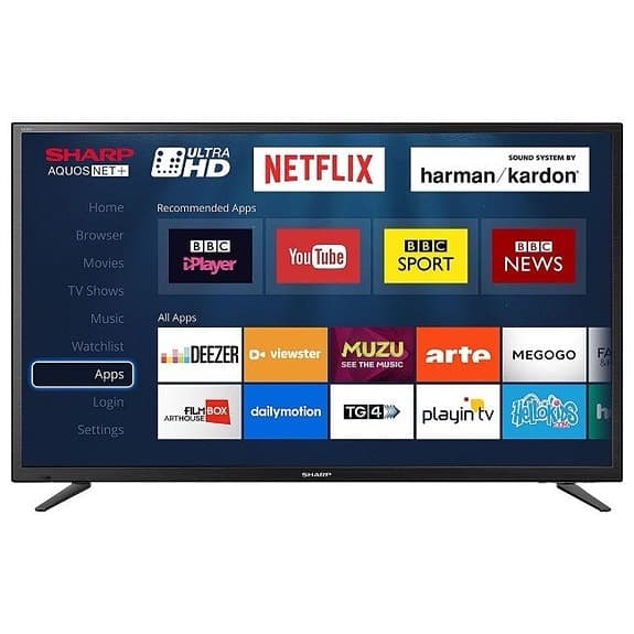 Sharp 65 Tum 4K UHD Smart Tv Wifi, YouTube, Netflix mm