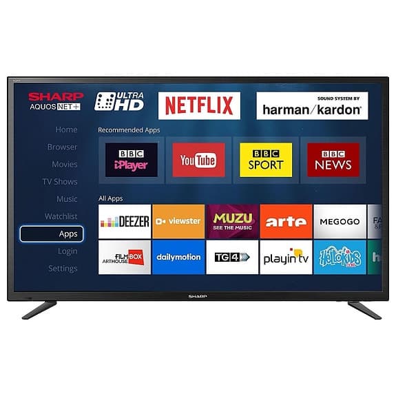 Sharp 65 Tum 4K UHD Smart Tv Wifi, YouTube, Netflix mm