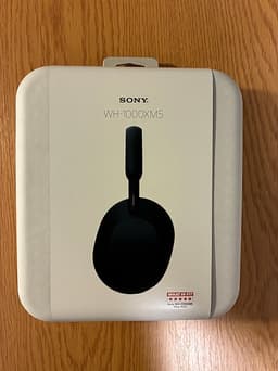Sony WH-1000XM5 trådlösa hörlurar svart