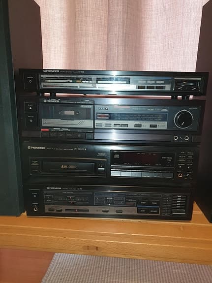 Pioneer retro stereoanläggning tidigt 90-tal
