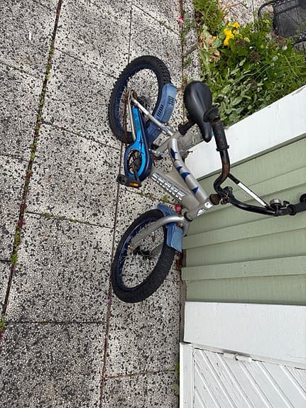 barncykel 16" silver
