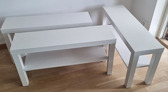 IKEA Vit Lack soffbord