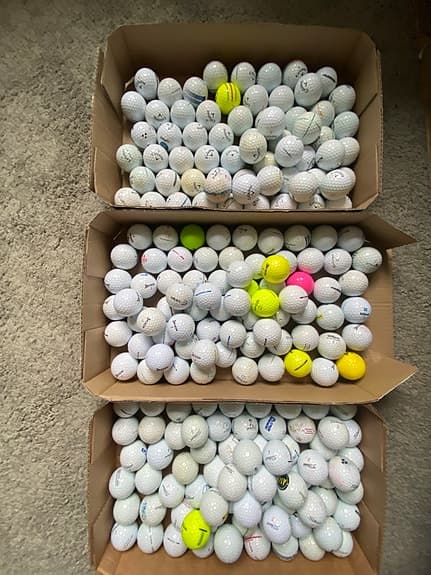 187st golfbollar av de bästa märken