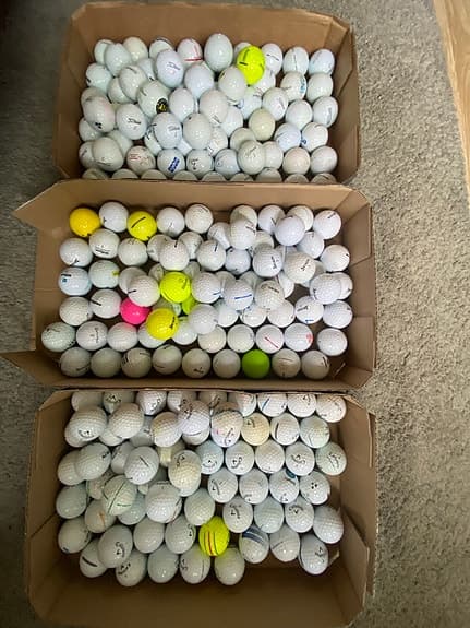 187st golfbollar av de bästa märken