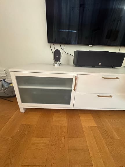 Ljusbeige mediabänk TV-bänk mediebänk