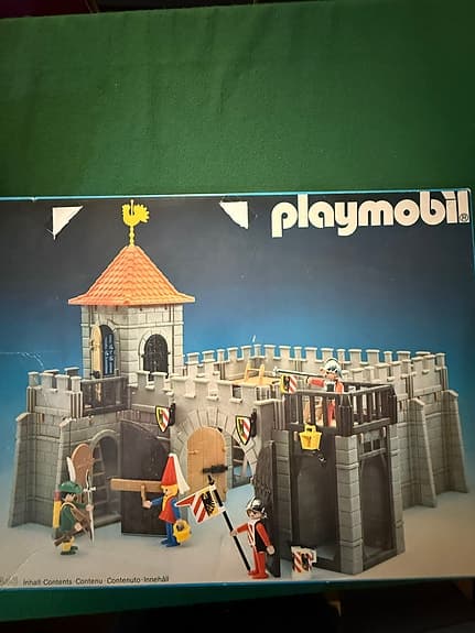 Stor samling Playmobil riddarborg, skepp, sheriffkontor  etc+ figurer o delar