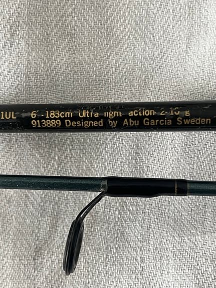 Abu Garcia Max Graphite Composite fiskespö 6’ 183 cm 2–10 g