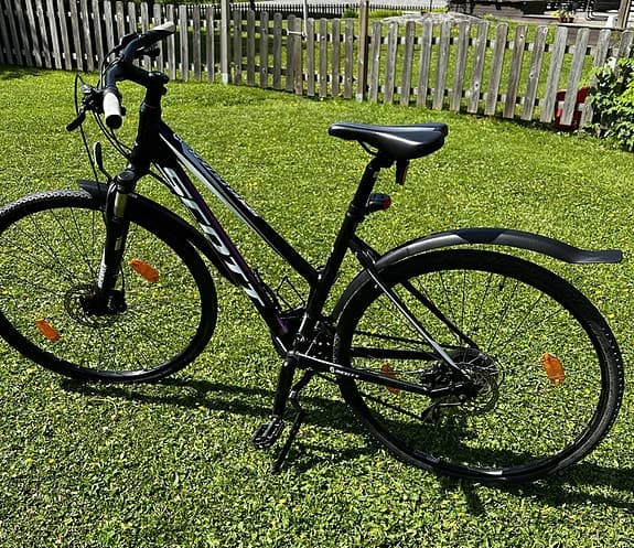 Scott hybridcykel 28" M dam svart