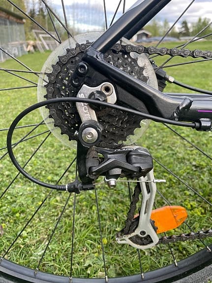 Scott hybridcykel 28" M dam svart