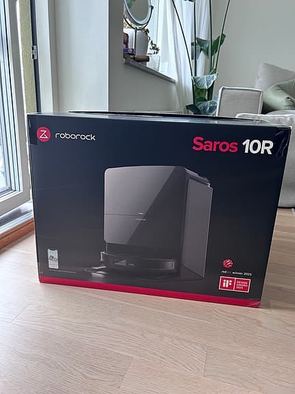 Roborock Saros 10R robotdammsugare med mopp - köpt okt 2025