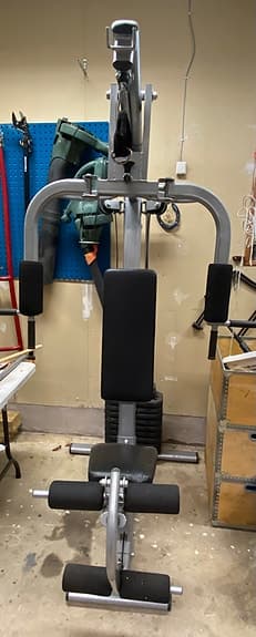 Multigym träningsstation med vikter