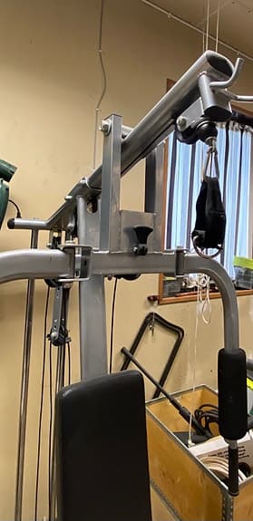 Multigym träningsstation med vikter