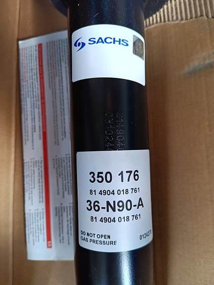 Shock absorbers Sachs 350 176