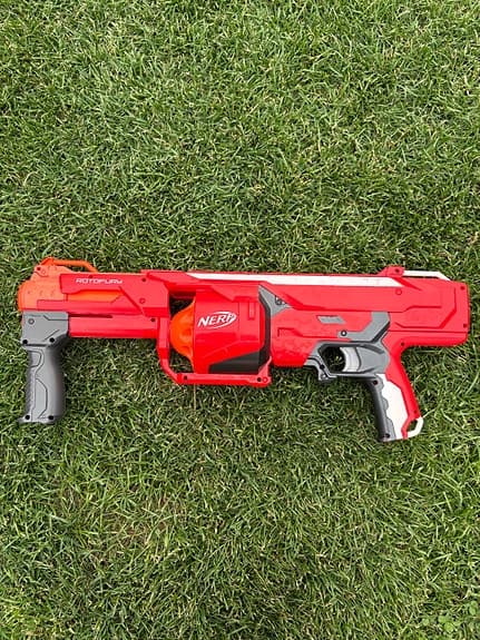 Nerf Mega CycloneShock leksakspistol röd